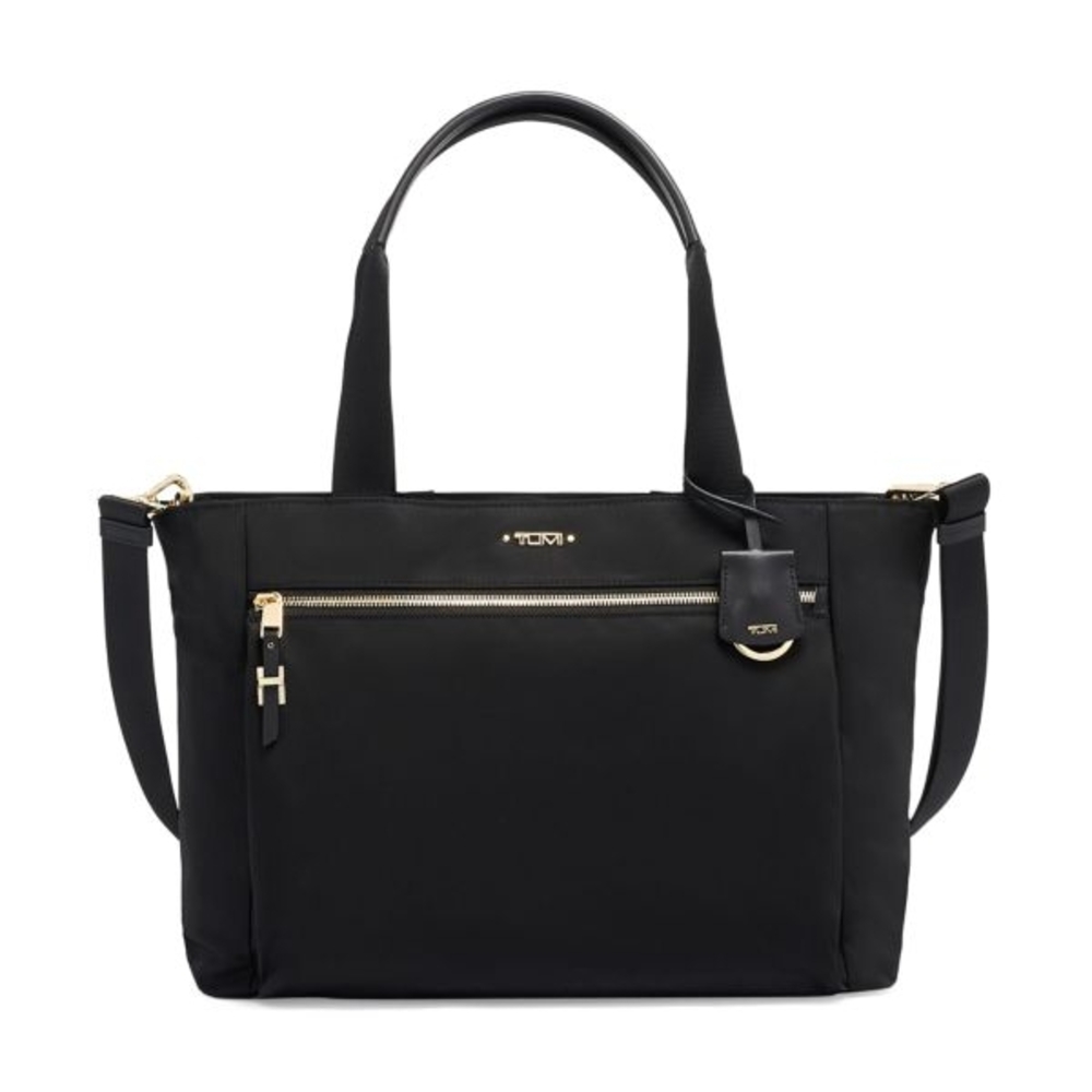 Tumi Black Voyageur Mauren tote bag